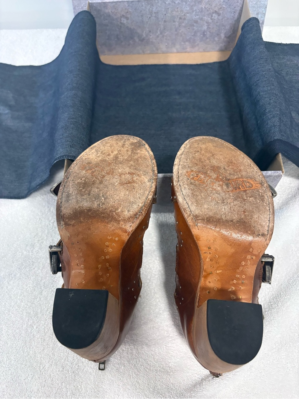 Freebird by Steven Brown Studded Leather Ankle Booties - Picture 4 of 5